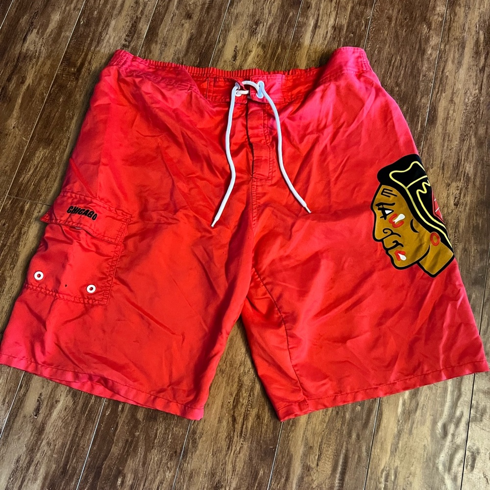NHL Calhoun Chicago blackhawks swim shorts